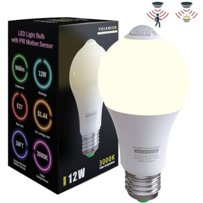 Lâmpada com Sensor de Presença ongreen