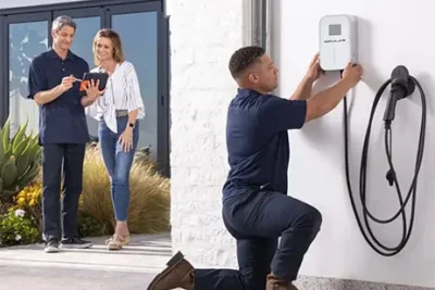 image professional install ev Charger at home